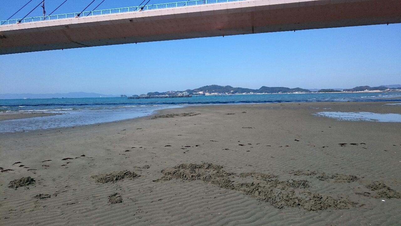 17 3 17 土 マテ貝採り In和歌山浜の宮海水浴場 漁馬がゆく アラフィフリーマンからの釣り キャンプ ダイビング情報